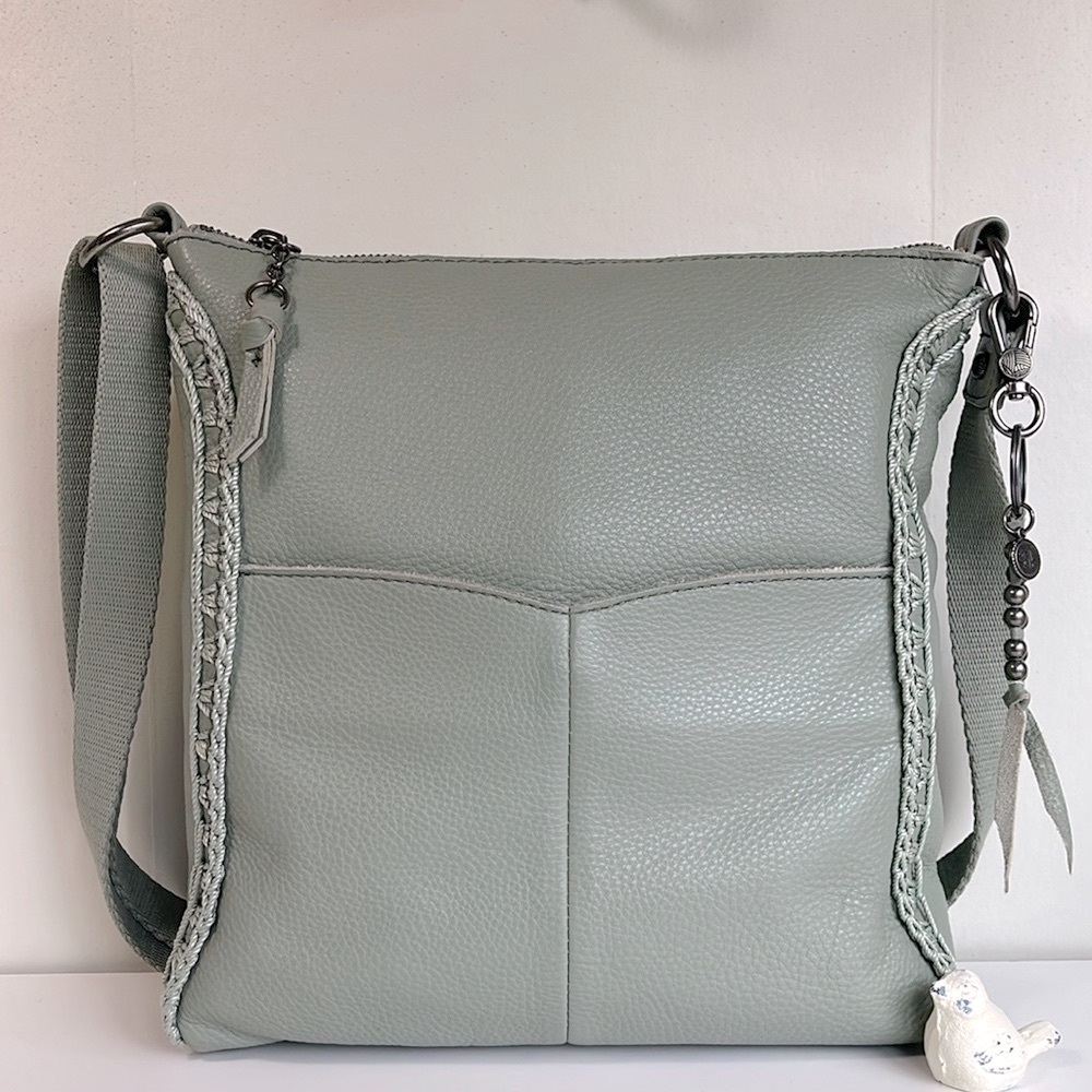 The Sak Genuine Leather Shoulder Crossbody Bag